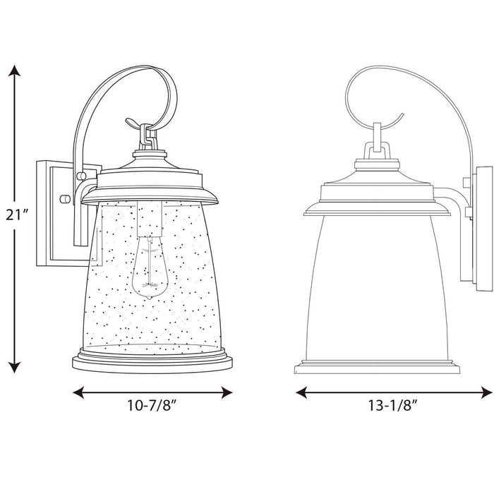 Progress Lighting Conover Collection Large Wall Lantern (P560085-103)