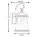Progress Lighting Conover Collection Medium Wall Lantern (P560084-103)