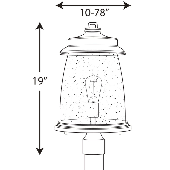 Progress Lighting Conover Collection Post Lantern (P540030-020)