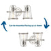 Progress Lighting Conway Collection 2 Light 100W Medium Base Bath And Vanity Fixture (P300296-009)