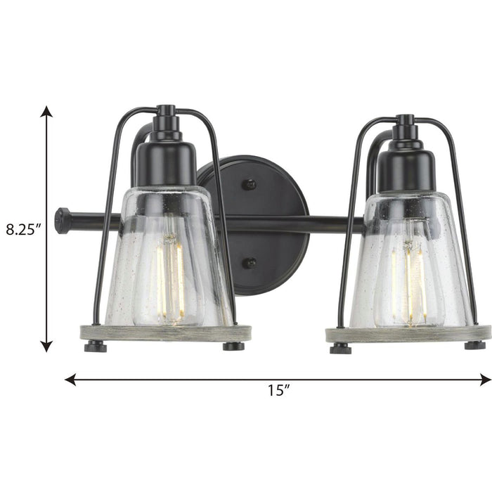 Progress Lighting Conway Collection 2 Light 100W Medium Base Bath And Vanity Fixture (P300296-031)