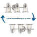 Progress Lighting Conway Collection 3 Light 100W Medium Base Bath And Vanity Fixture (P300297-009)
