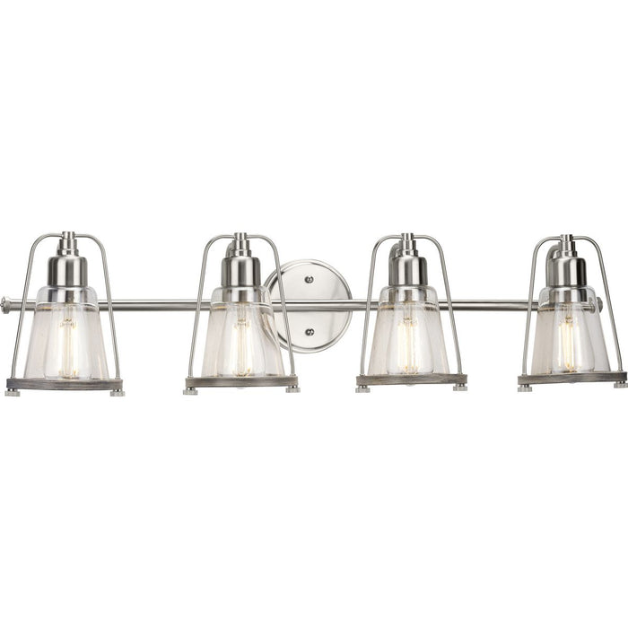 Progress Lighting Conway Collection 4 Light 100W Medium Base Bath And Vanity Fixture (P300298-009)