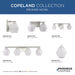 Progress Lighting Copeland Collection 75W Four-Light Bath Fixture Brushed Nickel (P300433-009)