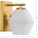 Progress Lighting Copeland Collection 75W One-Light Bath Fixture Brushed Gold (P300430-191)