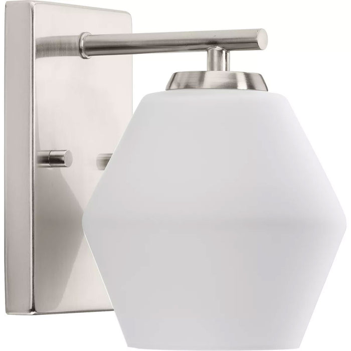 Progress Lighting Copeland Collection 75W One-Light Bath Fixture Brushed Nickel (P300430-009)