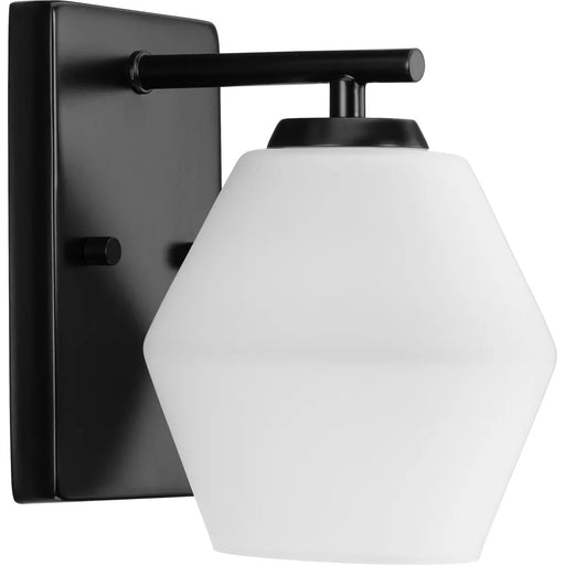 Progress Lighting Copeland Collection 75W One-Light Bath Fixture Matte Black (P300430-31M)