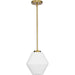 Progress Lighting Copeland Collection 75W One-Light Pendant Brushed Gold (P500409-191)