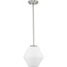 Progress Lighting Copeland Collection 75W One-Light Pendant Brushed Nickel (P500409-009)