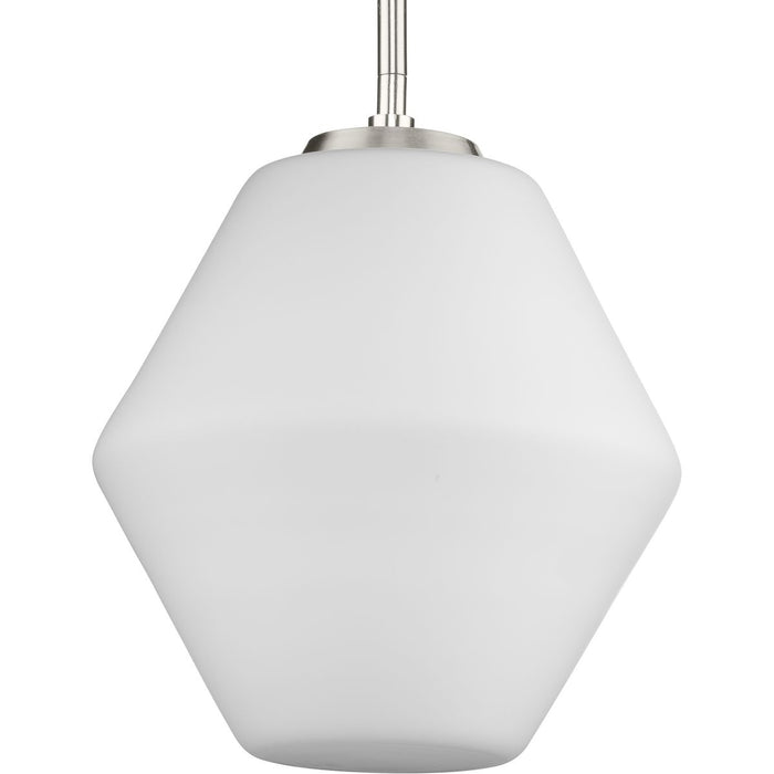 Progress Lighting Copeland Collection 75W One-Light Pendant Brushed Nickel (P500409-009)