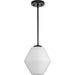 Progress Lighting Copeland Collection 75W One-Light Pendant Matte Black (P500409-31M)