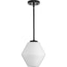 Progress Lighting Copeland Collection 75W One-Light Pendant Matte Black (P500409-31M)