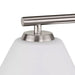 Progress Lighting Copeland Collection 75W Three-Light Bath Fixture Brushed Nickel (P300432-009)