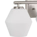 Progress Lighting Copeland Collection 75W Three-Light Bath Fixture Brushed Nickel (P300432-009)