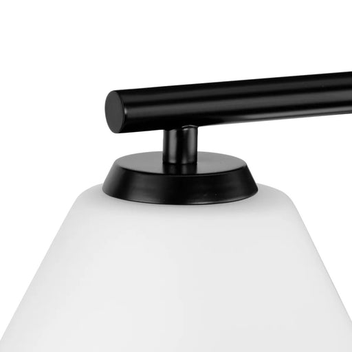 Progress Lighting Copeland Collection 75W Three-Light Bath Fixture Matte Black (P300432-31M)