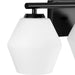 Progress Lighting Copeland Collection 75W Three-Light Bath Fixture Matte Black (P300432-31M)