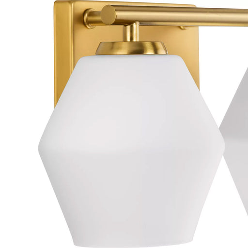 Progress Lighting Copeland Collection 75W Two-Light Bath Fixture Brushed Gold (P300431-191)