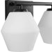 Progress Lighting Copeland Collection 75W Two-Light Bath Fixture Matte Black (P300431-31M)