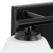 Progress Lighting Copeland Collection 75W Two-Light Bath Fixture Matte Black (P300431-31M)