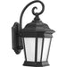Progress Lighting Crawford Collection Black One-Light Medium Wall Lantern (P5686-31MD)