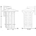 Progress Lighting Cullman Collection One-Light Medium Wall Lantern (P560125-020)