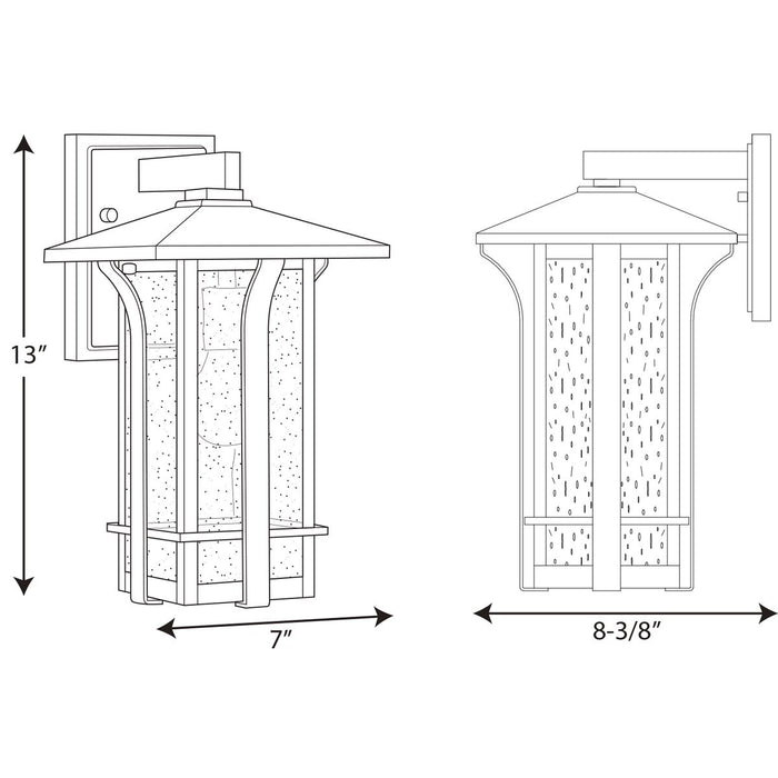 Progress Lighting Cullman One-Light Small Wall Lantern (P560124-020)