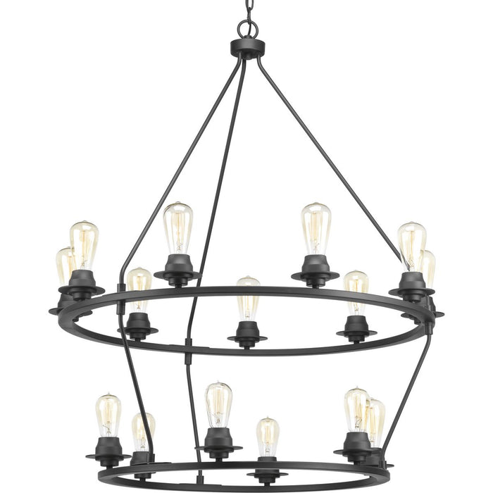 Progress Lighting Debut Collection Fifteen-Light Chandelier (P400017-143)