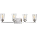 Progress Lighting Debut Collection Four-Light Bath And Vanity (P300011-009)