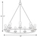 Progress Lighting Debut Collection Nine-Light Chandelier (P400016-009)