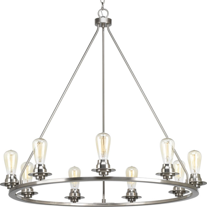 Progress Lighting Debut Collection Nine-Light Chandelier (P400016-009)