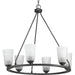 Progress Lighting Debut Collection Six-Light Chandelier (P400015-143)