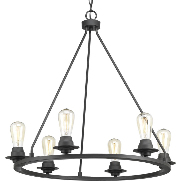 Progress Lighting Debut Collection Six-Light Chandelier (P400015-143)