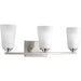 Progress Lighting Debut Collection Three-Light Bath And Vanity (P300010-009)