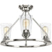 Progress Lighting Debut Collection Three-Light Semi-Flush Convertible (P350036-009)