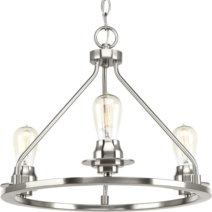 Progress Lighting Debut Collection Three-Light Semi-Flush Convertible (P350036-009)