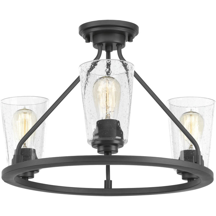 Progress Lighting Debut Collection Three-Light Semi-Flush Convertible (P350036-143)
