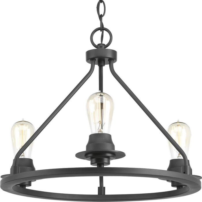 Progress Lighting Debut Collection Three-Light Semi-Flush Convertible (P350036-143)