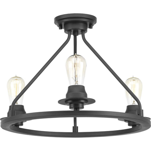 Progress Lighting Debut Collection Three-Light Semi-Flush Convertible (P350036-143)