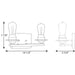 Progress Lighting Debut Collection Two-Light Bath And Vanity (P300009-009)