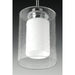 Progress Lighting Double Glass Collection One-Light Mini-Pendant (P500018-015)