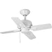 Progress Lighting Drift Collection 32 Inch Four-Blade Ceiling Fan (P250008-030)