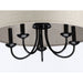 Progress Lighting Drum Shade Five-Light Chandelier (P400193-031)