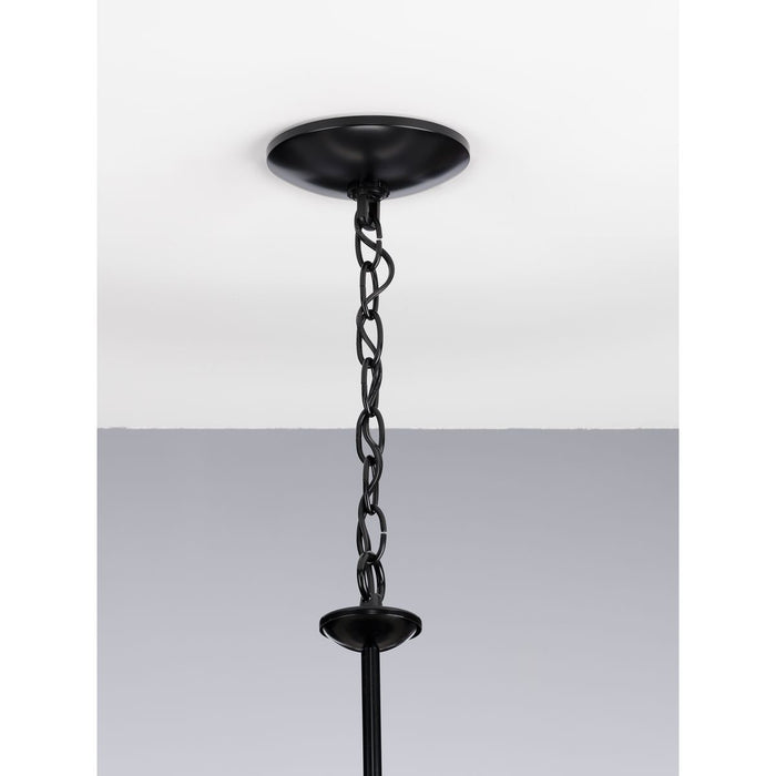 Progress Lighting Drum Shade Five-Light Chandelier (P400193-031)