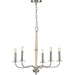 Progress Lighting Durrell Collection Five-Light Brushed Nickel Chandelier (P400199-009)