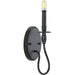 Progress Lighting Durrell Collection One-Light Black Wall Bracket (P710074-031)