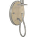 Progress Lighting Durrell Collection One-Light Brushed Nickel Wall Bracket (P710074-009)