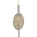 Progress Lighting Durrell Collection One-Light Brushed Nickel Wall Bracket (P710074-009)