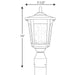 Progress Lighting East Haven Collection LED Post Lantern 3000K (P6430-3130K9)