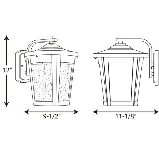 Progress Lighting East Haven Collection One-Light Large LED Wall Lantern 3000K (P6079-2030K9)