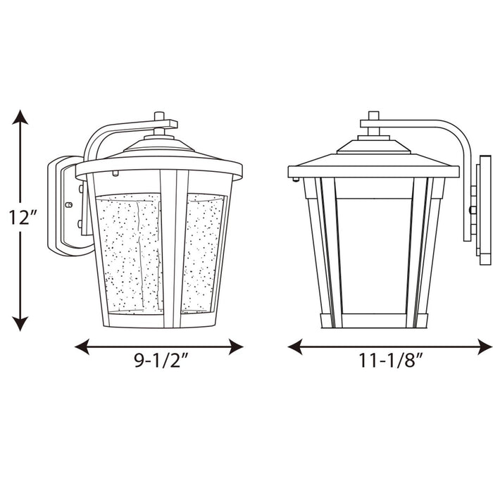 Progress Lighting East Haven Collection One-Light Large LED Wall Lantern 3000K (P6079-2030K9)